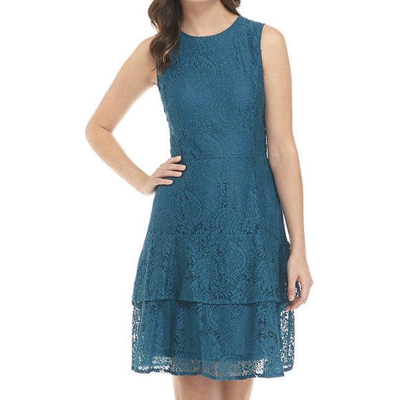 MICHAEL Michael Kors Dresses & Skirts - NWT $155 Michael Kors Luxe Teal Dress Lace Small